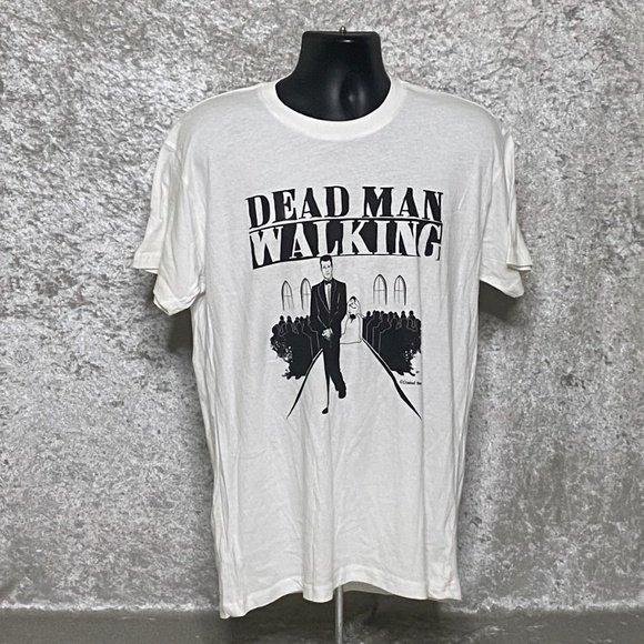 CROOKED MONKEY DEAD MAN WALKING GRAPHIC T SHIRT - Picture 1 of 9